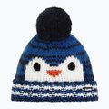 Eisbar Rico Pompon children's winter beanie medium blue/night/white