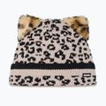 Children's winter hat Eisbar Stephie beige/leopard print