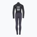 Children's swimming wetsuit ION Capture 5/4 Front Zip steel blue/red 4