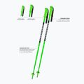 Children's ski poles Komperdell Nationalteam Jr green 2
