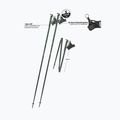 Komperdell FXP Composite Trail green running poles 2