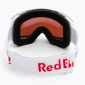 Red Bull SPECT Magnetron Slick ski goggles shiny silver/white/red blue mirror/dusk blue snow 004 3