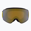 Red Bull SPECT Rush matt black/black/orange/gold mirror ski goggles 2