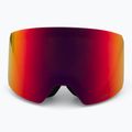 Red Bull SPECT Line ski goggles black/brown with red mirror/cloudy snow 3
