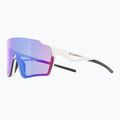 Red Bull SPECT Stun shiny white/smoke with purple-green mirror sunglasses 7