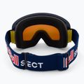 Red Bull SPECT Rush blue/red snow ski goggles - orange with red mirror 3