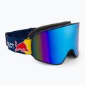 Red Bull SPECT Rush blue/ice blue snow/smoke with blue mirror ski goggles