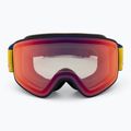 Red Bull SPECT Rush Photo blue/brown with red chrome x ski goggles 2