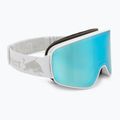 Red Bull SPECT Rush white/ice blue snow/smoke with blue mirror ski goggles