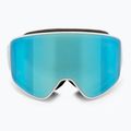 Red Bull SPECT Rush white/ice blue snow/smoke with blue mirror ski goggles 2