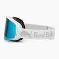 Red Bull SPECT Rush white/ice blue snow/smoke with blue mirror ski goggles 4