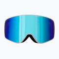 Red Bull SPECT Rush white/ice blue snow/smoke with blue mirror ski goggles 2