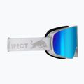 Red Bull SPECT Rush white/ice blue snow/smoke with blue mirror ski goggles 3
