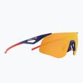 Red Bull SPECT Mark blue/brown with red orange mirror sunglasses