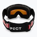 Red Bull SPECT Neon ski goggles black/orange with red mirror 3