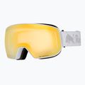 Ski goggles Red Bull Spect Fink Photo matt white/brown with gold chrom x 2