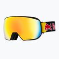 Ski goggles Red Bull Spect Fink matt black/orange with red mirror 2