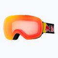 Ski goggles Red Bull Spect Bent Photo matt black/brown with red chrom x 2