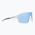 Red Bull SPECT Daft white/smoke with blue mirror sunglasses