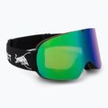Ski goggles Red Bull SPECT Rush matt black/brown with green mirror