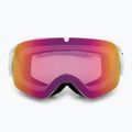 Ski goggles Red Bull SPECT Rush matt white/red with pink purple mirror 2