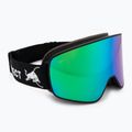 Ski goggles Red Bull SPECT Rush matt black/brown with green mirror