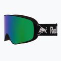 Ski goggles Red Bull SPECT Rush matt black/brown with green mirror 2
