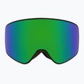 Ski goggles Red Bull SPECT Rush matt black/brown with green mirror 4
