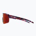 Sunglasses Red Bull SPECT Dakota matt blue-burgundy pattern/smoke red-purple mirror 4