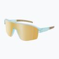 Sunglasses Red Bull SPECT Dundee matt clear light blue/ brown with gold mirror 2