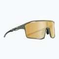 Sunglasses Red Bull SPECT Rumble matt olive/ brown with gold mirror