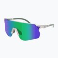 Sunglasses Red Bull SPECT Ruffy IB matt metallic light grey/green with green mirror 2