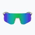 Sunglasses Red Bull SPECT Ruffy IB matt metallic light grey/green with green mirror 3