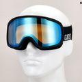 Giro Cruz black wordmark/yellow boost ski goggles 6