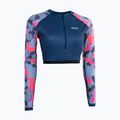 Women's swimming longsleeve Shorty UV navy blue