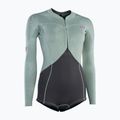 Women's wetsuit ION Amaze Hot Shorty 1.5 Front Zip light olive 2