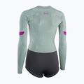 Women's wetsuit ION Amaze Hot Shorty 1.5 Front Zip light olive 3