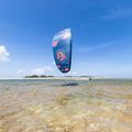 Kitesurfing kite DUOTONE Evo C24 blue 44220-3003 2