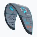 Kitesurfing kite Duotone Evo SLS dark grey/turquoise