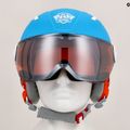 Children's ski helmet HEAD Mojo Visor Paw blue 8