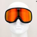 Giro Roam black wordmark/amber scarlet/yellow ski goggles 7