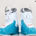 Children's Ski Boots Nordica Speedmachine J1 light blue/white/pink 9
