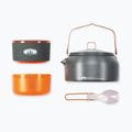 Camping cookware set GSI Outdoors Halulite Ketalist grey/orange