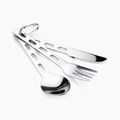 GSI Outdoors Glacier Stainless Ring Cutlery Set silver 61003