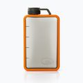 GSI Outdoors Boulder Flask silver and orange 79347 touring spirit bottle