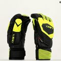 Men's Ski Gloves LEKI WCR Venom SL 3D black ice/lemon 9