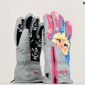 Level Lucky grey children's ski glove 9