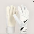 Nike Match children's goalkeeper gloves white/pure platinum/black 6