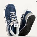 New Balance men's shoes ML574 navy 8