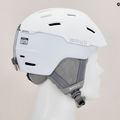 Briko Crystal X women's ski helmet matt pearl white 8